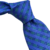 Gravata Slim Azul e Verde Trabalhada - comprar online