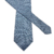 Gravata Tradicional Cinza e Azul Estampada - comprar online