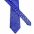 Gravata Tradicional Azul Quartzo Trabalhada Premium na internet