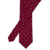 Gravata Tradicional Vermelha Estampa Peixe - Seda na internet