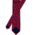 Gravata Tradicional Vermelha Estampa Peixe - Seda - Like Tie Gravataria | Gravatas e Acessórios Masculinos de Alto Padrão