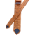 Gravata Slim Laranja Estampada - Like Tie Gravataria | Gravatas e Acessórios Masculinos de Alto Padrão