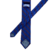 Gravata Slim Azul Escuro Xadrez - Like Tie Gravataria | Gravatas e Acessórios Masculinos de Alto Padrão