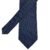 Gravata Extra Larga Azul Escuro com Dourado Seda na internet