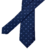 Gravata Slim Azul Escuro Estampada na internet