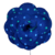 Broche Para Lapela Floral Azul com Detalhe Verde - comprar online