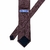 Gravata Extra Larga Marrom Estampada Seda - Like Tie Gravataria | Gravatas e Acessórios Masculinos de Alto Padrão