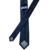 Gravata Slim Preta Com Detalhe Azul e Branco Trabalhada - Like Tie Gravataria | Gravatas e Acessórios Masculinos de Alto Padrão