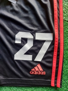 Short negro 2019-20 logo Adidas rojo nuevo