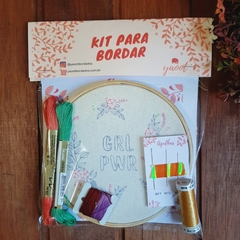 kit para bordado livre - GRL PWR