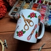 Caneca Queridinhos do Bordado - ÚLTIMA UNIDADE