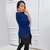 Xale Poncho Feminino Com Detalhe em Pelinho Confortável Moderno Luxo Moda Outono Inverno - comprar online