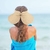 Chapéu Viseira Sintético Solar Feminino Dobrável Com Aba Larga Regulagem Em Velcro Uso Ideal Praia Passeio Moda Praia 2022 na internet