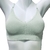 Top Cropped Sutiã Com Detalhe Em Renda Com Bojo Sem Costura Lingerie Esportiva Ginástica Corrida Yoga Fitness - comprar online