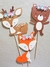 Tutores /toppers grandes calados Animalitos del Bosque (2 unidades) - comprar online