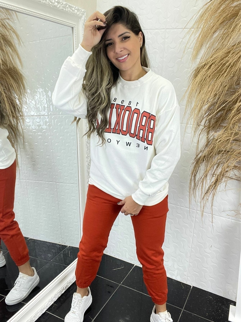 Calça moletom feminina com blusa 2025