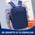 Mochila Antirrobo Urbana Impermeable Notebook Usb Anticorte Azul - comprar online