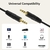 Cable Auxiliar Audio Auriculares Mini Plug 3.5 Mm 1.8 Metros Noga - tienda online
