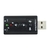 Placa de Sonido USB 7.1 Adaptador Audio Jack 3.5 Auxiliar Auricular Microfono en internet