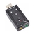 Placa de Sonido USB 7.1 Adaptador Audio Jack 3.5 Auxiliar Auricular Microfono - tienda online