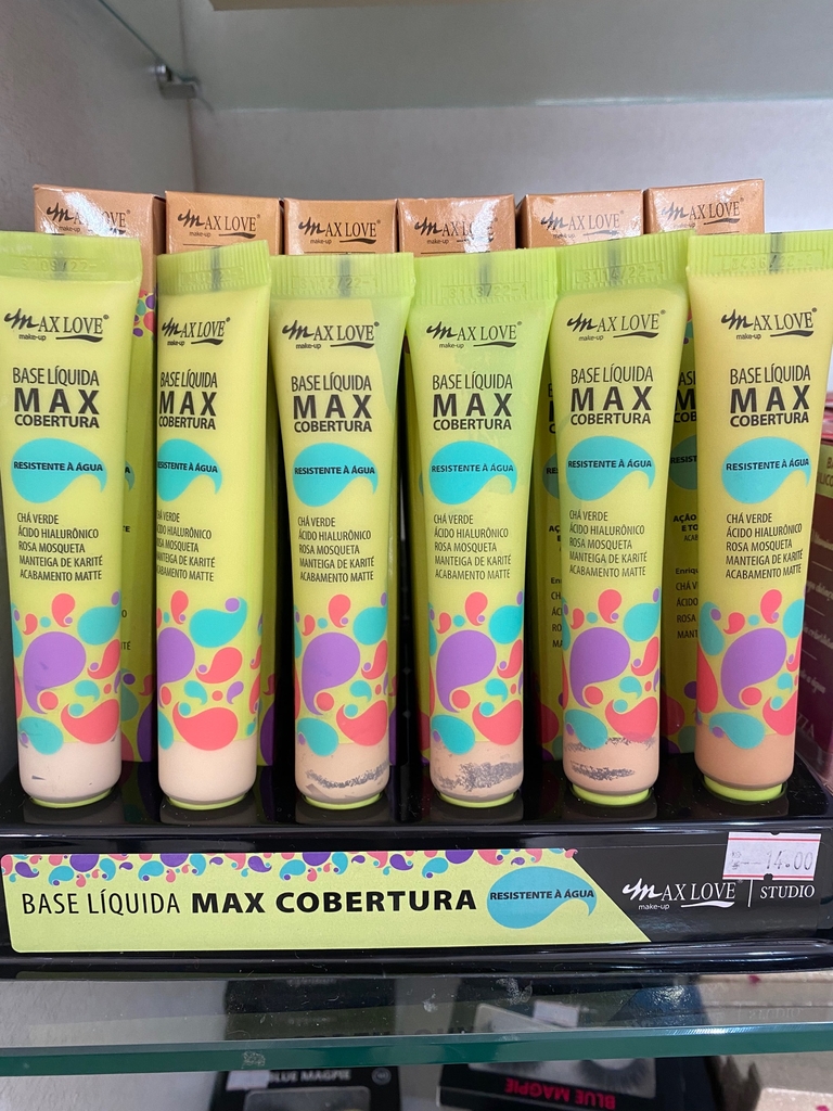 Base liquida Max Cobertura Maxlove - Boneca Makeup