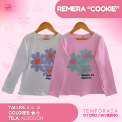 REMERA COOKIE READY TO EXPLORE