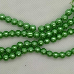 Perlas brillosas 6mm variedad de colores - tienda online
