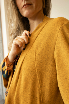 Kimono Cris ✦ Malha Amarela Mescla - Oi Gracia • Roupa autoral, local e feliz
