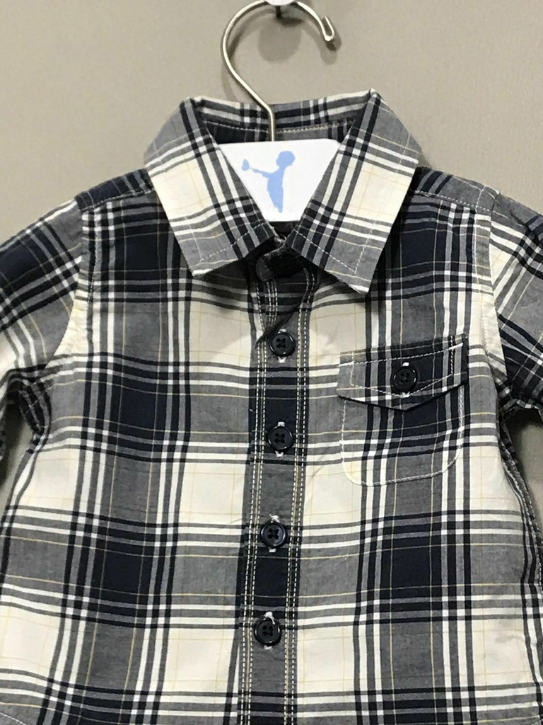 Camisa GAP Xadrez Azul - Compre Agora