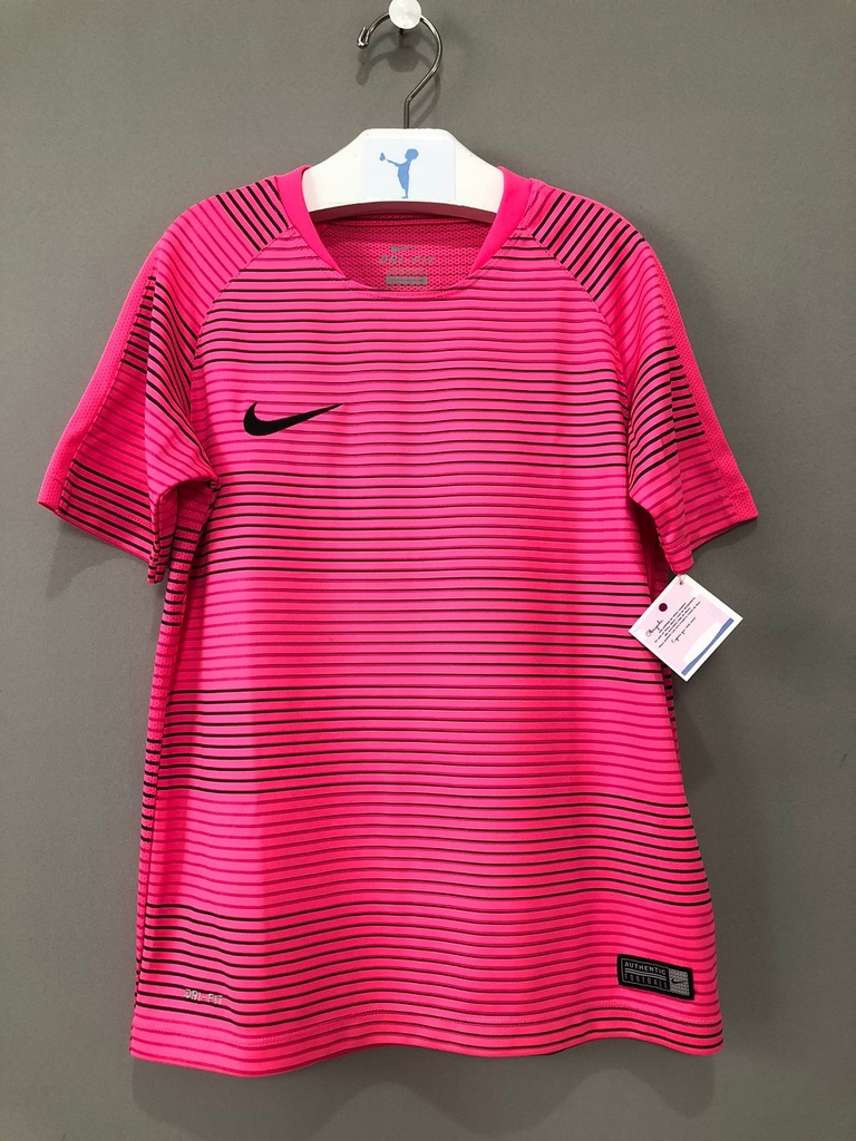 Camisa Rosa Nike Listrada Infantil