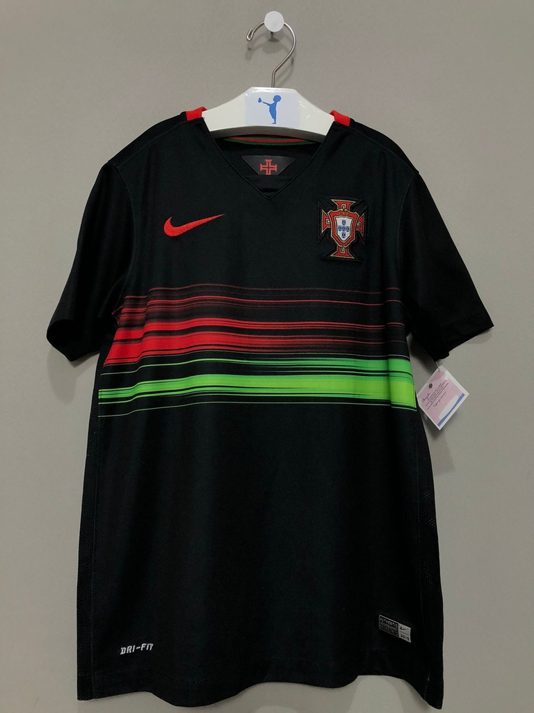 Camisa Preto Seleção Portugal Infantil