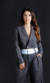 Blazer Curto Amanda - Cor Grafite - loja online