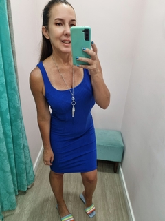 Vestido Canelado - loja online