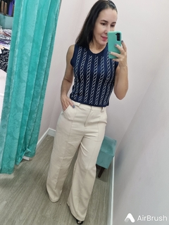 Pantalona em Alfaiataria - Varal da Cris Moda Feminina 