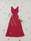 Vestido Super midi Pink Bordado - M