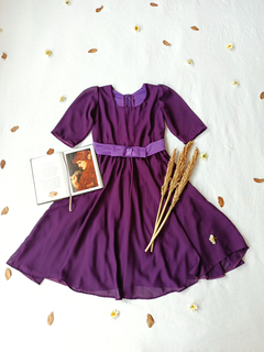 Vestido roxo godê boneca - PP - Themargare