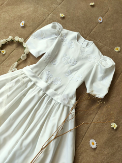 Vestido branco vintage boneca - P/M