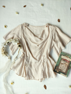 Blusa bege boho boneca - M - Themargare