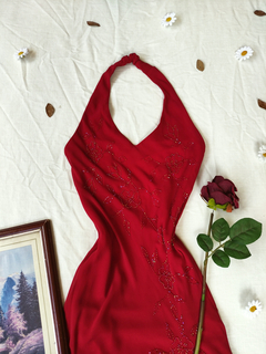 Vestido de festa longo vermelho Valentina - PP - comprar online