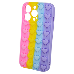 FUNDA PARA IPHONE 13 POP IT A ROSA A VIOLETA - comprar online