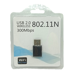 RECEPTOR DONGLE WIFI USB 2.0 802.11N 300 MBPS - comprar online