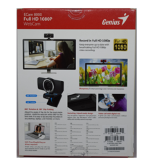 CAMARA WEB WEBCAM GENIUS F100 V2 1080P FULL HD ROTACION 360° ANGULO VISION 120° C/MIC - tienda online