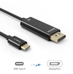 CABLE ADAPTADOR USB C A DISPLAY PORT 4K 1.8 METROS - DB Store