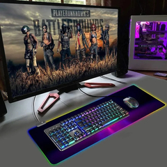 MOUSE PAD CON LUZ RGB 300X800X4 MM YT-0308 - tienda online