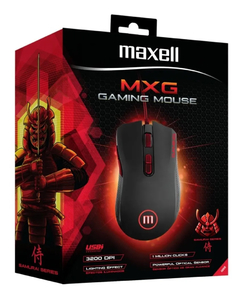 MOUSE OPTICO MXG MAXELL GAMING SAMURAI NEGRO en internet