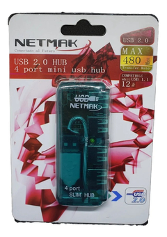 HUB USB 2.0 NETMAK NM-AC05 - tienda online