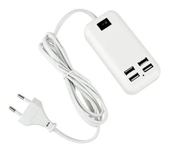 CARGADOR 220V A 4 4USB 3.1 A