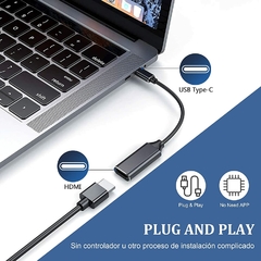 Imagen de CABLE ADAPTADOR HDMI A USB C