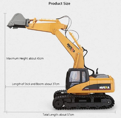 EXCAVADORA ALEACION SEISA CANALES 1:14 1550 - tienda online