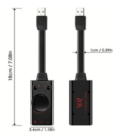 CABLE ADAPTADOR TARJETA SONIDO USB S1 en internet